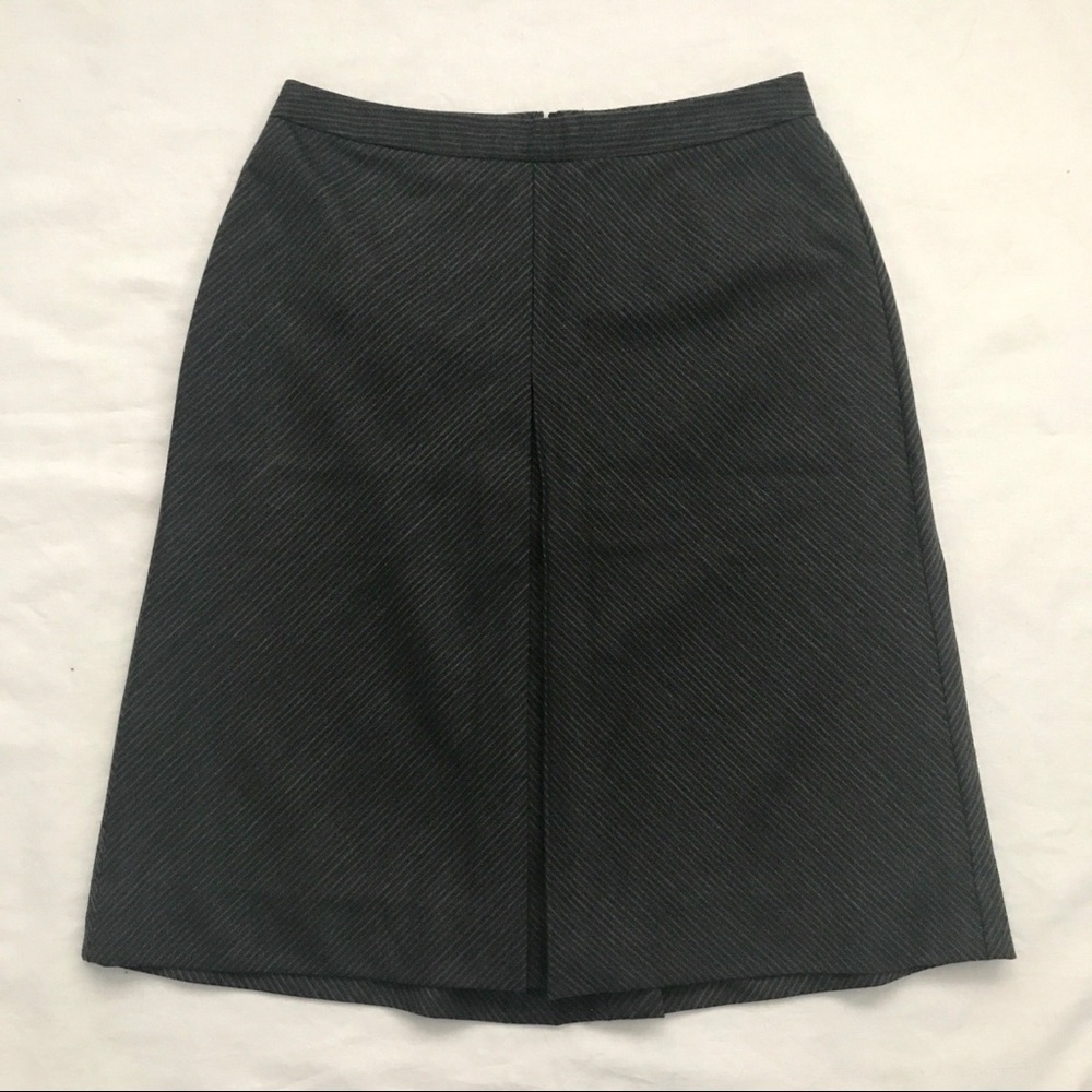 GAP Grey A-line Wool Skirt